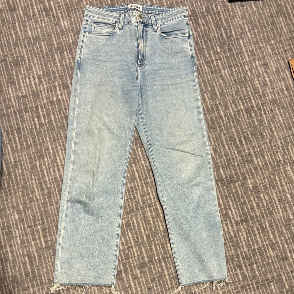 Classic Light Blue Straight Leg Jeans